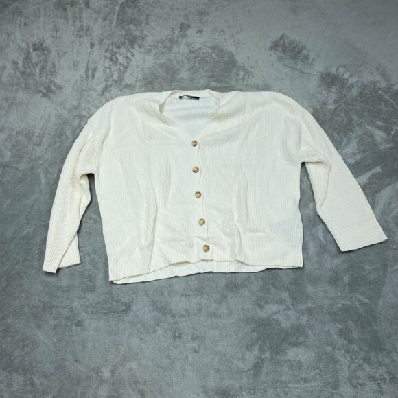 Hudson Los Angeles Womens XXL Cotton Button-Up Cardigan Sweater NWT 6637 - Picture 1 of 7